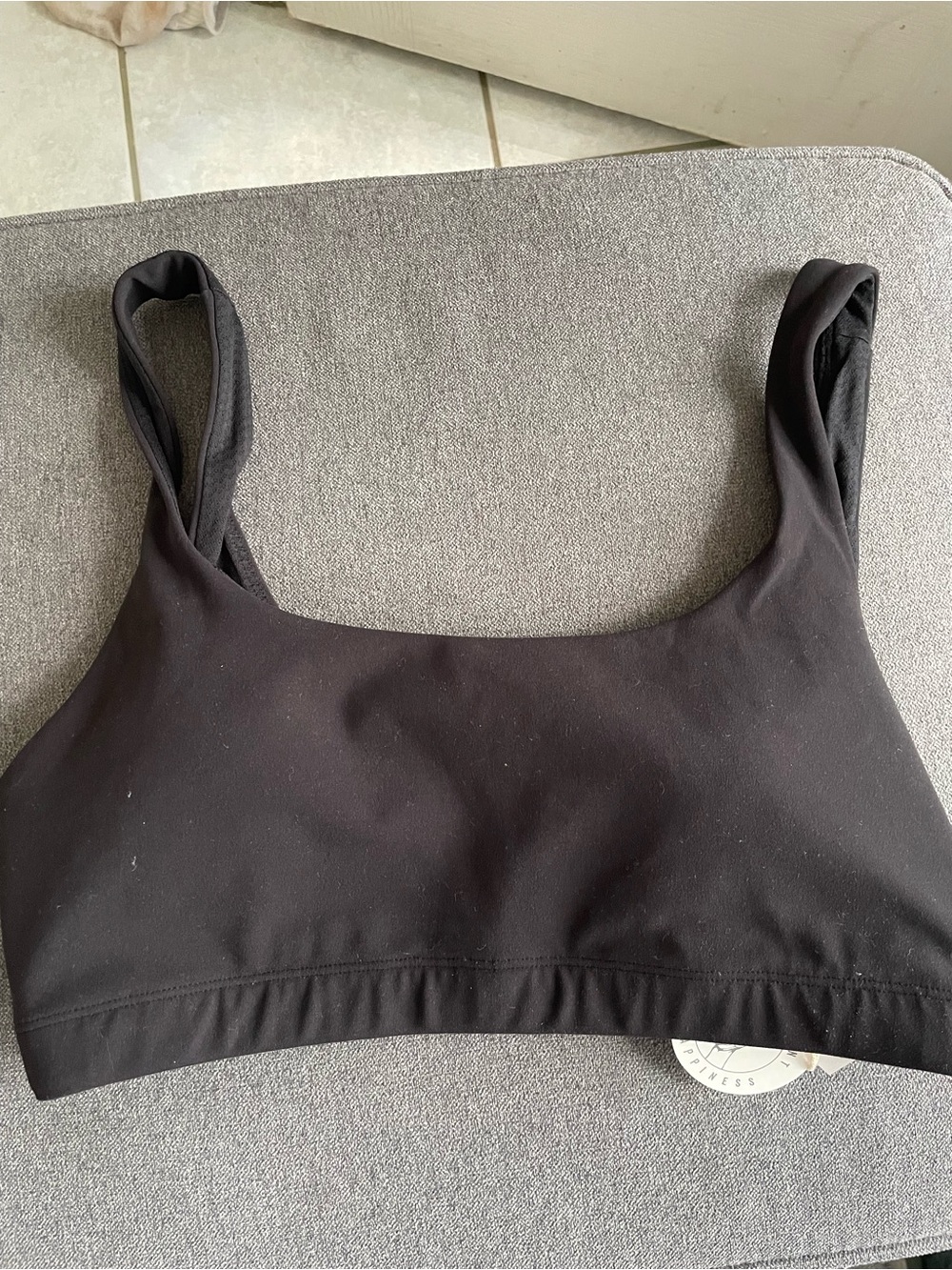 Black Women's sports bra